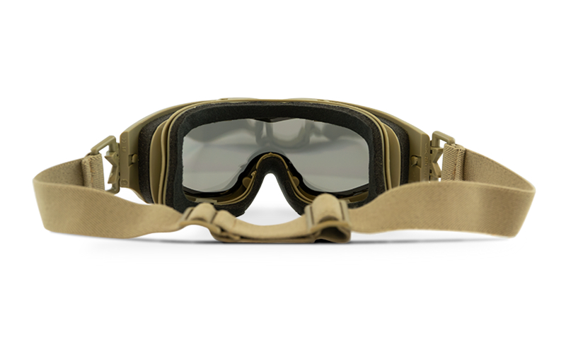 Окуляри маска Wiley X Spear Dual Lens Smoke/Clear/Rust Tan Frame