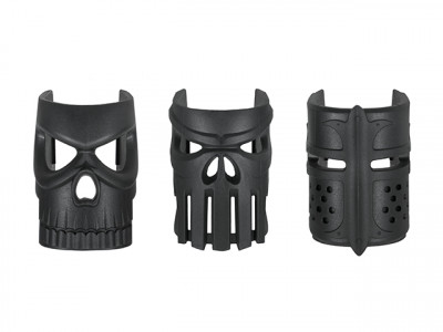 Накладки на магазиноприймач Kublai Ornamental Replaceable Mask Grip Set 3pcs Black