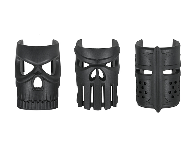 Накладки на магазиноприймач Kublai Ornamental Replaceable Mask Grip Set 3pcs Black