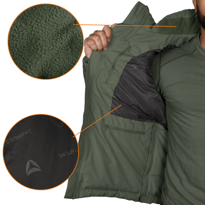 Куртка зимова Camo-Tec 3.0 Nylon Taslan Olive Size M