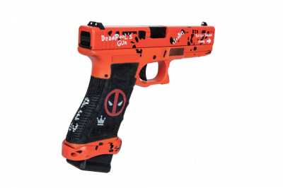 Страйкбольний пістолет D-Boys Glock 17 Gen.4 301 DeadPool Style