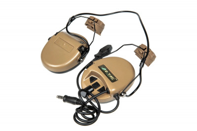 Навушники активні з комунікатором Z-Tactical Fast zSordin Headset Tan