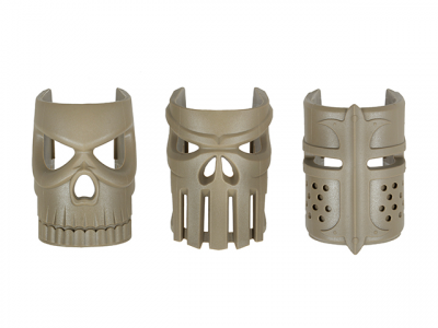 Накладки на магазиноприймач Kublai Ornamental Replaceable Mask Grip Set 3pcs Dark Earth