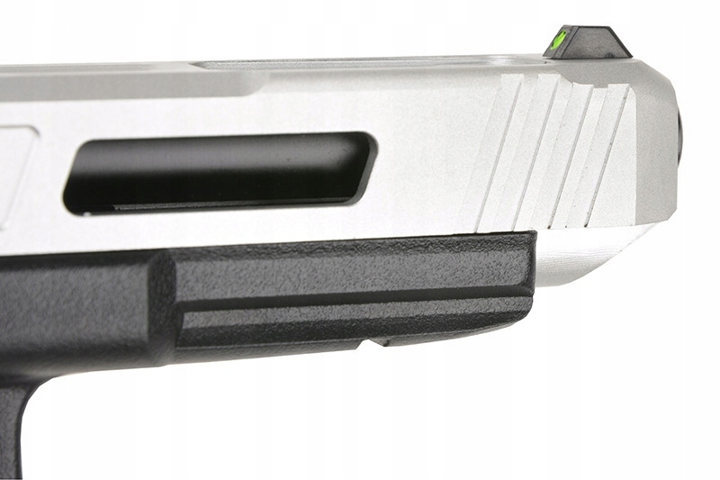 Страйкбольний пістолет Army Glock R35-Z GBB Silver