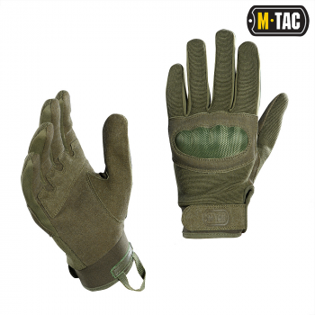 Тактичні рукавиці M-Tac Assault Tactical Mk.3 Olive
