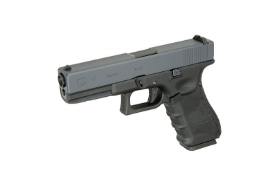 Страйкбольний пістолет WE Glock 17 Gen4. GBB Black