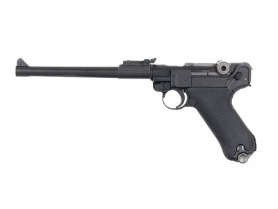 Страйкбольний пістолет Wei-E Tech Luger P08 L FULL METAL