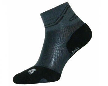 Шкарпетки трекінгові літні короткі Wisport Black
