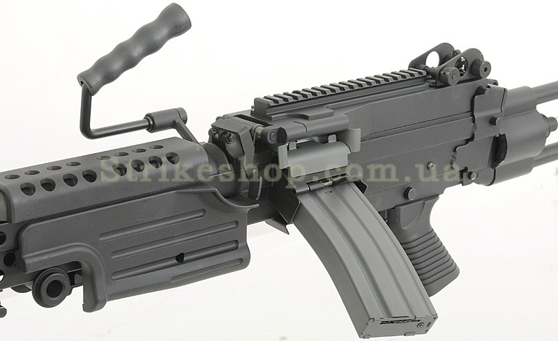 Страйкбольний кулемет A&amp;K M249 Para Black