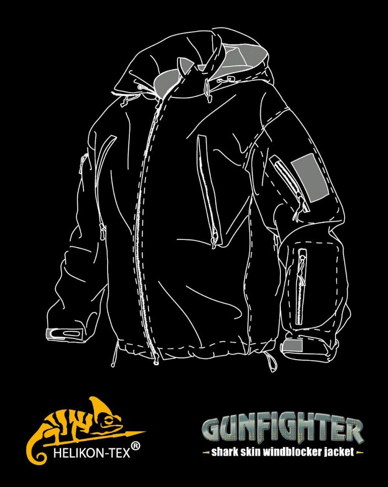 Куртка Softshell GUNFIGHTER Helikon-Tex Coyote Size M