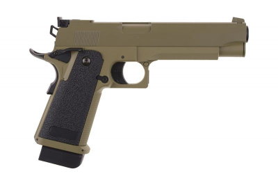 Страйкбольний пістолет Cyma Colt 1911 CM.128 AEP Tan