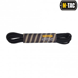 M-TAC шнурки з обробкою 175см black