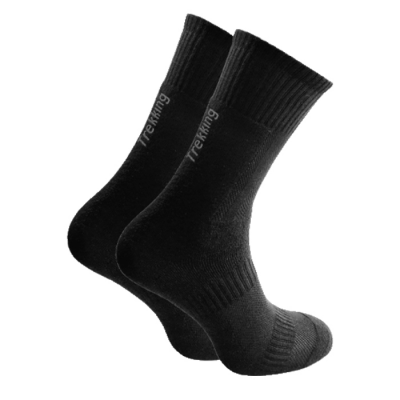 Шкарпетки трекінгові демісезонні Trekking Middle Black Size L