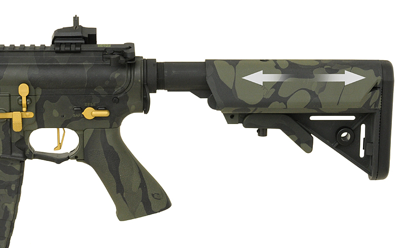 Страйкбольна штурмова гвинтівка APS ASR118 3GUN COMPETITION FULLMETAL MULTICAM BLACK EBB
