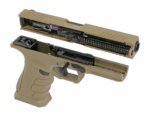 Страйкбольний пістолет APS XTP Xtreme Training Pistol Green Gas Desert