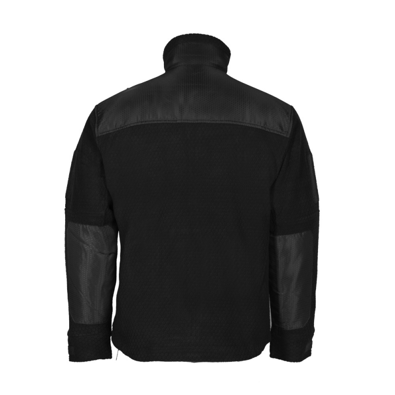 Куртка M-Tac Hexagon Alpha Microfleece Jacket Black Size M