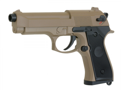 Страйкбольний пістолет Cyma Beretta M92F/M9 CM.126 AEP Tan