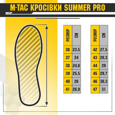 Кросівки M-Tac Summer Pro Coyote Size 41