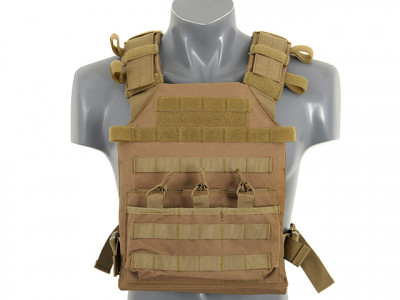 Плитоноска 8Fields Assault Plate Carrier With Dummy SAPI Plates Coyote