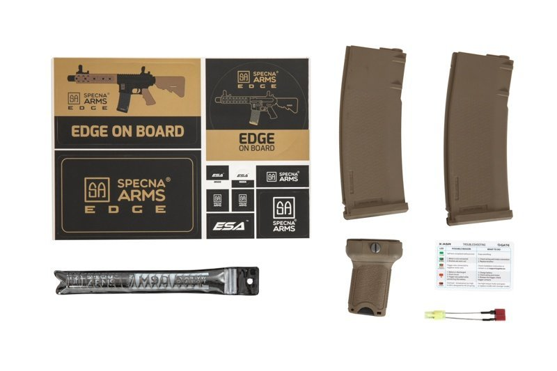 Страйкбольна штурмова гвинтівка Specna Arms M4 SA-E12 EDGE™ Carbine Replica - Full-Tan