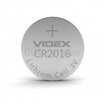 Батарейка літієва Videx CR2016