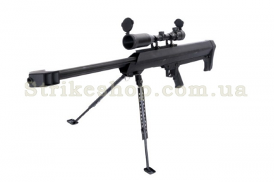 Страйкбольна снайперська гвинтівка Barrett M99  Snow Wolf Black