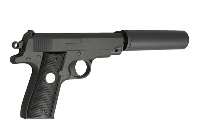 Страйкбольний пістолет Galaxy G2A з глушником Spring