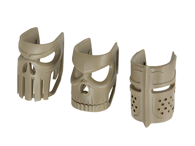 Накладки на магазиноприймач Kublai Ornamental Replaceable Mask Grip Set 3pcs Dark Earth