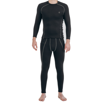 Термобілизна Marsava Merino Thermo Suit Black Size S
