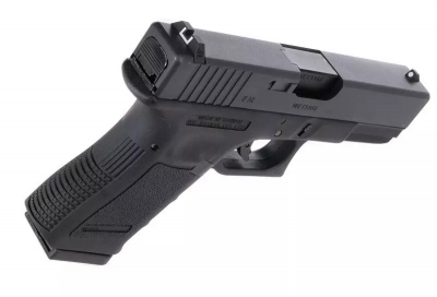 Страйкбольний пістолет WE Glock 19 Gen.3 GBB Black