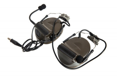 Навушники активні з комунікатором Z-Tactical FAST Com II Olive