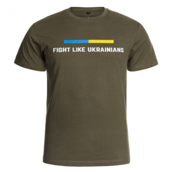 Футболка Voyovnik Fight Like Ukrainians Olive