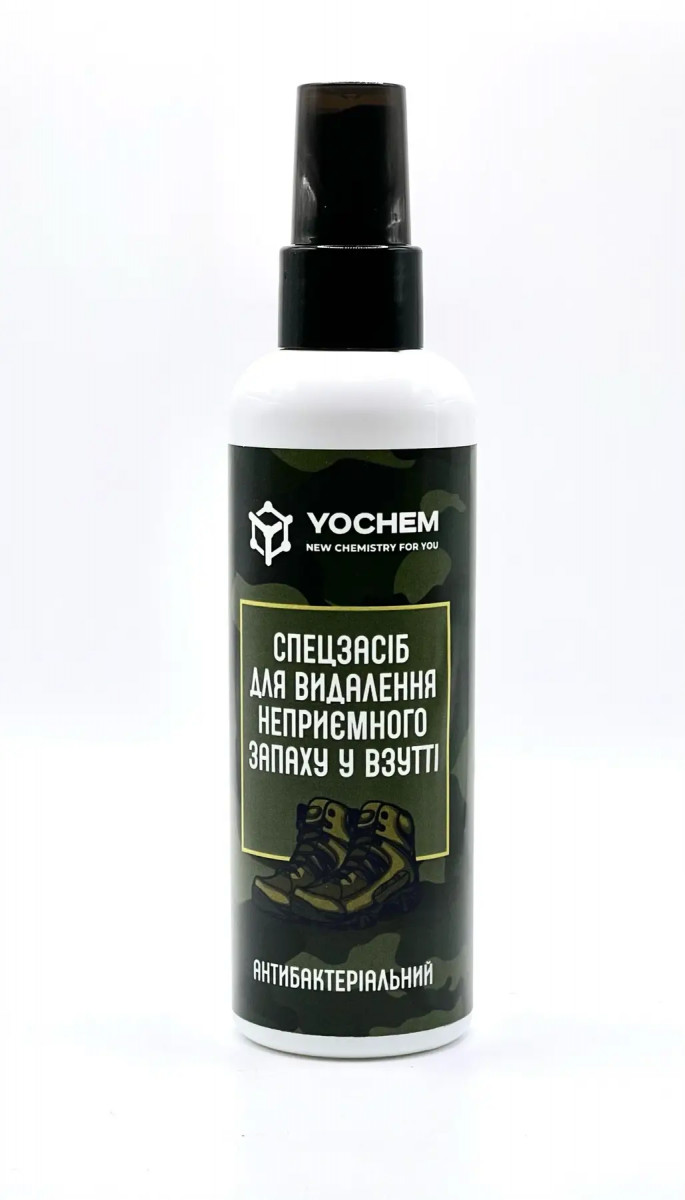 Спецзасіб Yochem для видалення неприємного запаху у взутті антибактеріальний 100 мл