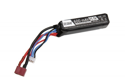 Акумулятор Specna Arms LiPo 11.1V 600mAh 20/40C Battery for PDW - T-Connect (Deans)