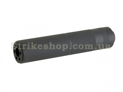 Страйкбольний глушник М-ETAL 140*30 mm Black