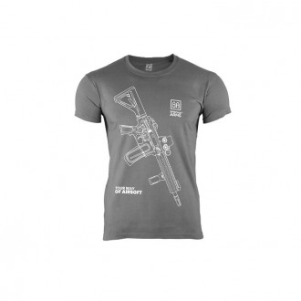 Футболка Specna Arms Your Way Of Airsoft V.1 Grey/White Size M