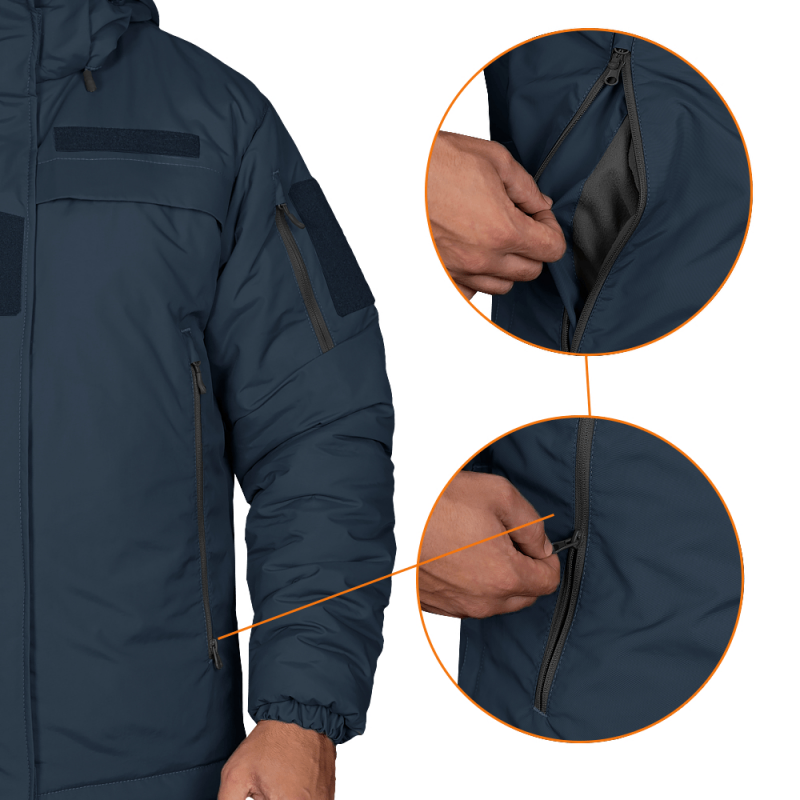 Куртка зимова Camo-Tec 3.0 Nylon Taslan Navy Blue Size S