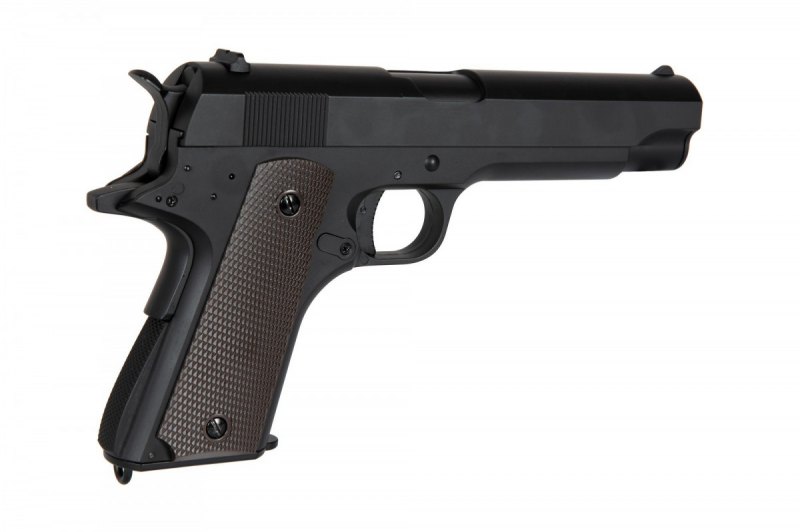 Страйкбольний пістолет Cyma Colt 1911 CM.123S Mosfet Edition AEP