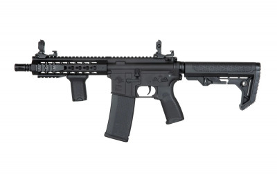Страйкбольна штурмова гвинтівка Specna Arms Edge SA-E08 Light Ops Stock Black