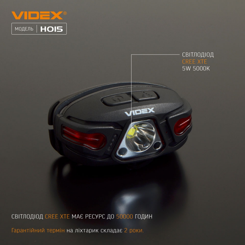 Налобний ліхтар Videx VLF-H015