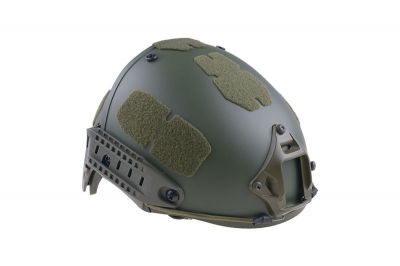 Шолом страйкбольний Ultimate Tactical Air Fast Helmet Replica Olive Drab