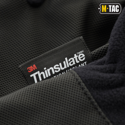 Рукавиці M-TAC Fleece Thinsulate Black Size M
