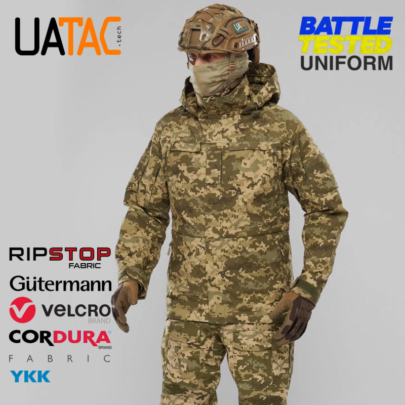 Штурмова куртка UATAC Gen 5.3 Pixel MM14 Весна/Літо Size L