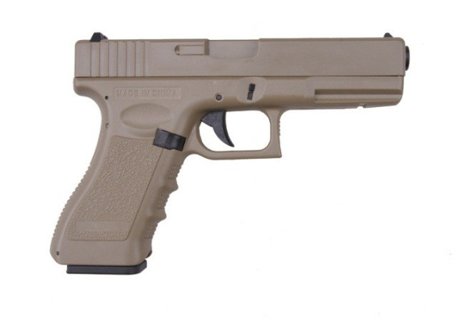 Страйкбольний пістолет Cyma Glock 18 CM.030 AEP Tan
