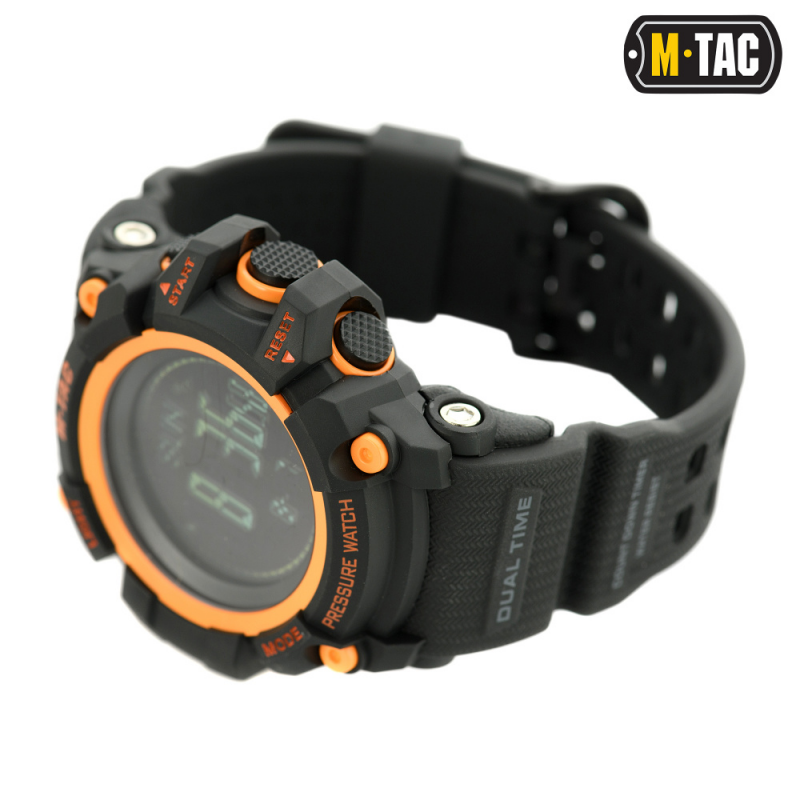 Годинник M-TAC тактичний Adventure Black/Orange