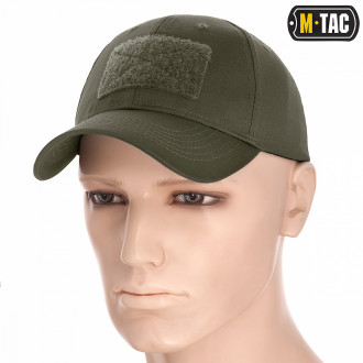 Бейсболка тактична M-Tac Velcro Flex Ріп-стоп Army Olive Size L\XL