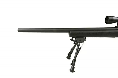 Страйкбольна снайперська гвинтівка Snow Wolf SW-04 з прицілом та сошками