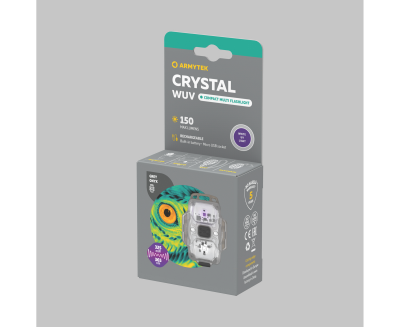 Налобний ліхтар Armytek Crystal Grey WUV