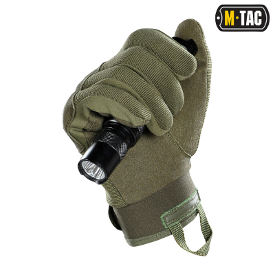 Тактичні рукавиці M-Tac Assault Tactical Mk.3 Olive Size M