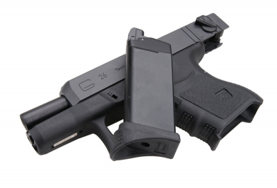 Страйкбольний пістолет WE Glock 26C Gen3 GBB BLK